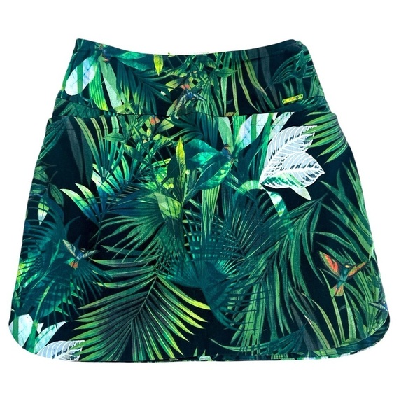Swing Control Women’s Tropical Print Golf Skort - Picture 1 of 11